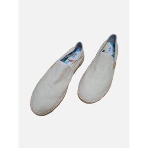 Olukai Womens Size 8Canvas Slip-On Loafers Casual Shoes Beige